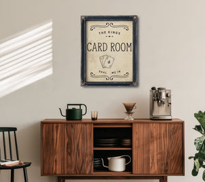 Personalized Card Room Sign, Deal Me In, image 8