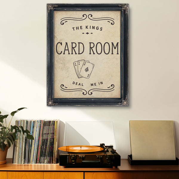 Personalized Card Room Sign, Deal Me In, image 10