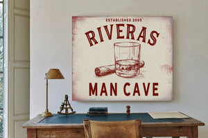 Personalized Man Cave Sign, Est. Year, image 2