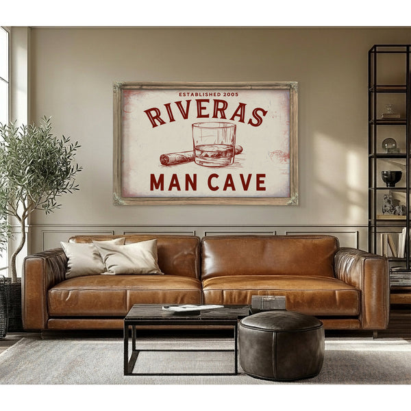 Personalized Man Cave Sign, Est. Year, image 3