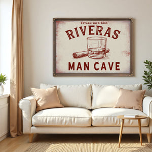Personalized Man Cave Sign, Est. Year, image 5