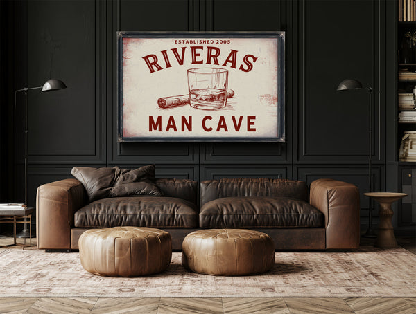 Personalized Man Cave Sign, Est. Year, image 20
