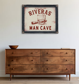 Personalized Man Cave Sign, Est. Year, image 21
