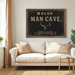 Personalized Man Cave Sign, Enter At Your Own Risk, image 5