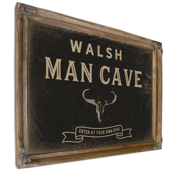 Personalized Man Cave Sign, Enter At Your Own Risk, image 6