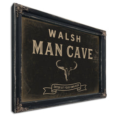 Personalized Man Cave Sign, Enter At Your Own Risk, image 8