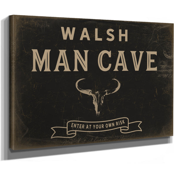 Personalized Man Cave Sign, Enter At Your Own Risk, image 9