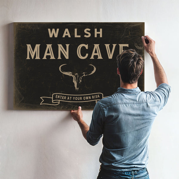 Personalized Man Cave Sign, Enter At Your Own Risk, image 10
