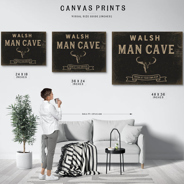 Personalized Man Cave Sign, Enter At Your Own Risk, image 11