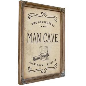 Personalized Man Cave Sign, Kick Back & Relax, image 7