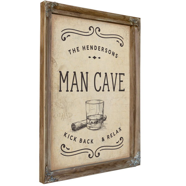 Personalized Man Cave Sign, Kick Back & Relax, image 7
