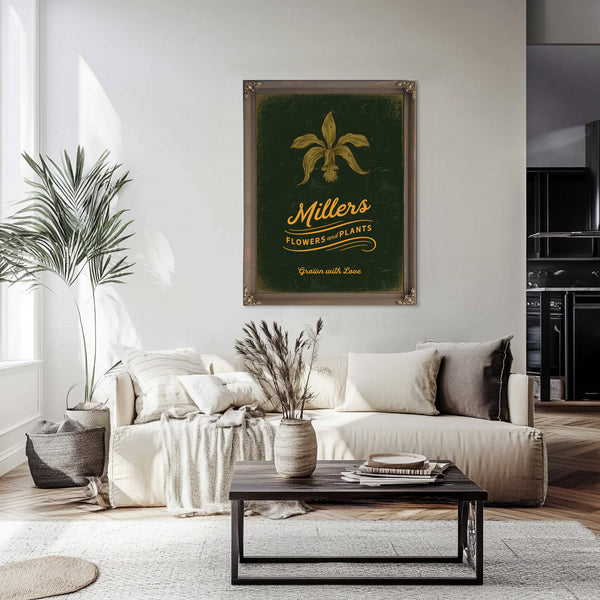 Personalized Flowers And Plants Sign, Grown With Love, image 6