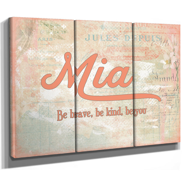Personalized Kids Name Sign, Be Brave, Be Kind, Be You, image 15