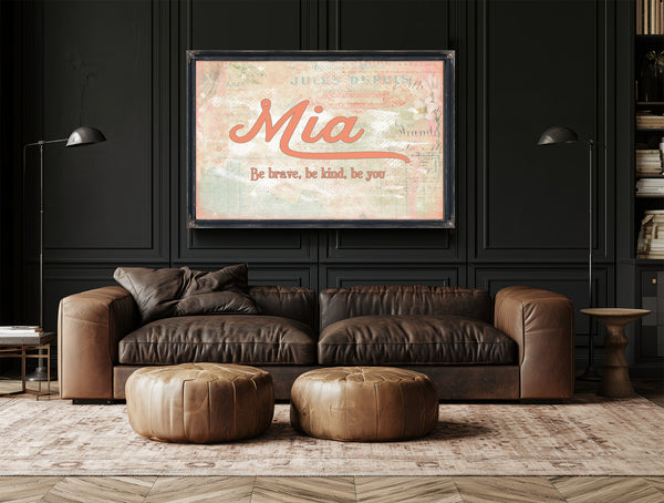 Personalized Kids Name Sign, Be Brave, Be Kind, Be You, image 20