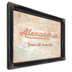Personalized Kids Name Sign, Dream Wild, Dream Often, image 8