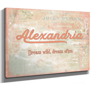 Personalized Kids Name Sign, Dream Wild, Dream Often, image 9