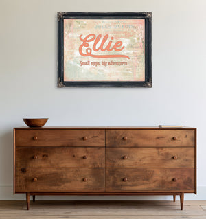 Personalized Kids Name Sign, Small Steps, Big Adventures, image 21