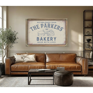 Personalized Bakery Sign, Made With Love, Est. Year, image 3