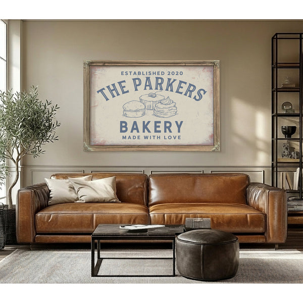 Personalized Bakery Sign, Made With Love, Est. Year, image 3