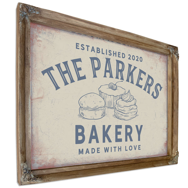 Personalized Bakery Sign, Made With Love, Est. Year, image 6