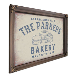 Personalized Bakery Sign, Made With Love, Est. Year, image 7