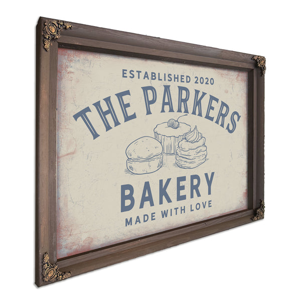 Personalized Bakery Sign, Made With Love, Est. Year, image 7