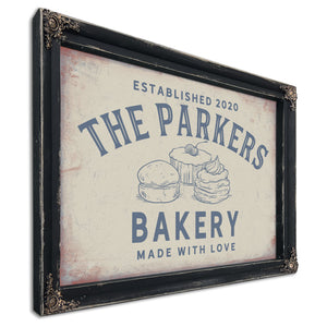 Personalized Bakery Sign, Made With Love, Est. Year, image 8