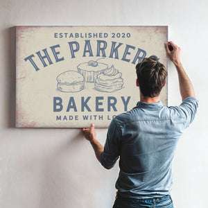 Personalized Bakery Sign, Made With Love, Est. Year, image 10