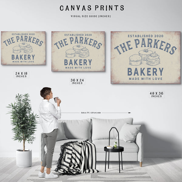 Personalized Bakery Sign, Made With Love, Est. Year, image 11