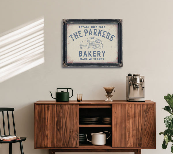 Personalized Bakery Sign, Made With Love, Est. Year, image 18