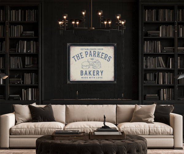 Personalized Bakery Sign, Made With Love, Est. Year, image 19