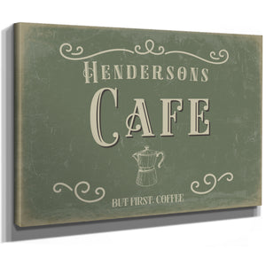 Personalized Cafe Sign, But First, Coffee, image 9