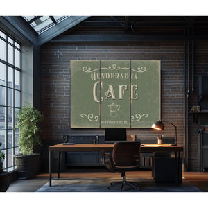 Personalized Cafe Sign, But First, Coffee, image 17