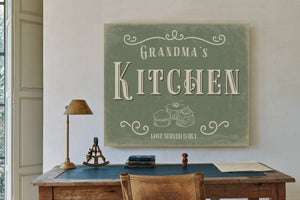 Personalized Kitchen Sign, Love Served Daily, image 2
