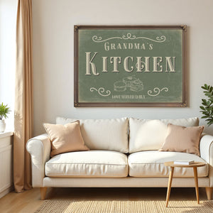 Personalized Kitchen Sign, Love Served Daily, image 5