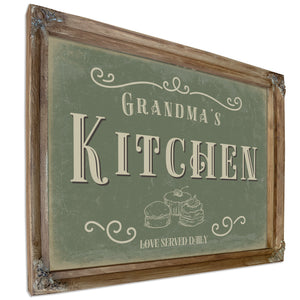 Personalized Kitchen Sign, Love Served Daily, image 6