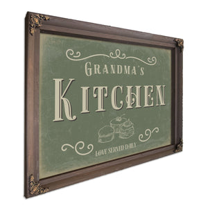 Personalized Kitchen Sign, Love Served Daily, image 7