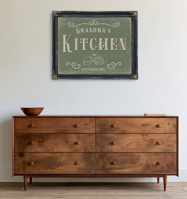 Personalized Kitchen Sign, Love Served Daily, image 21