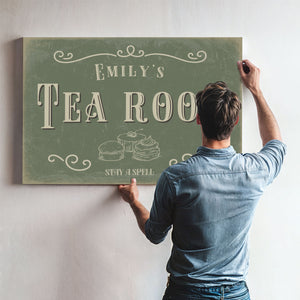 Personalized Tea Room Sign, Stay A Spell, image 10