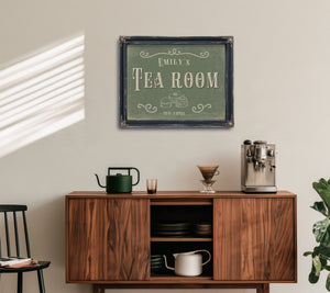 Personalized Tea Room Sign, Stay A Spell, image 18