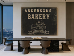 Personalized Bakery Sign, Fresh From The Oven, image 1
