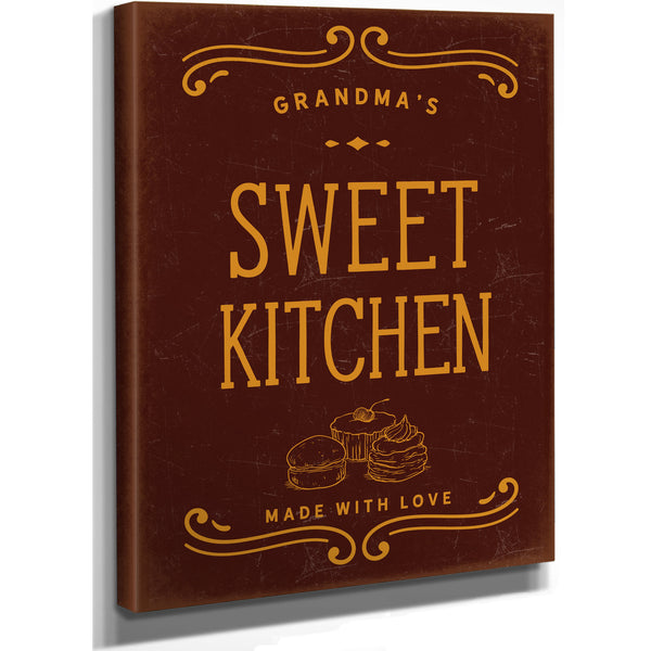 Personalized Sweet Kitchen Sign, Made With Love, image 3
