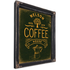 Personalized Coffee Sign, Est. Year, image 1