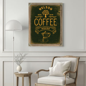Personalized Coffee Sign, Est. Year, image 5