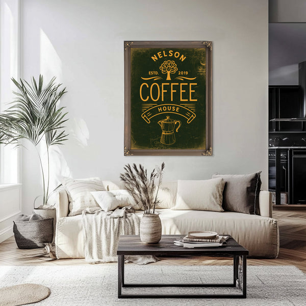 Personalized Coffee Sign, Est. Year, image 6