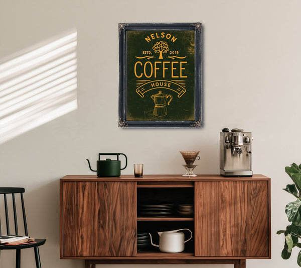 Personalized Coffee Sign, Est. Year, image 8
