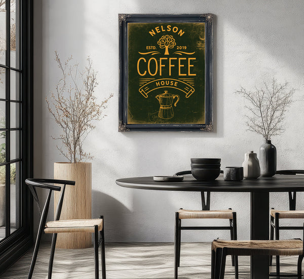 Personalized Coffee Sign, Est. Year, image 9