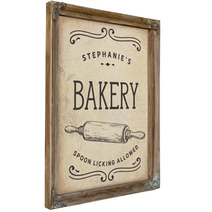 Personalized Bakery Sign, Spoon Licking Allowed, image 7