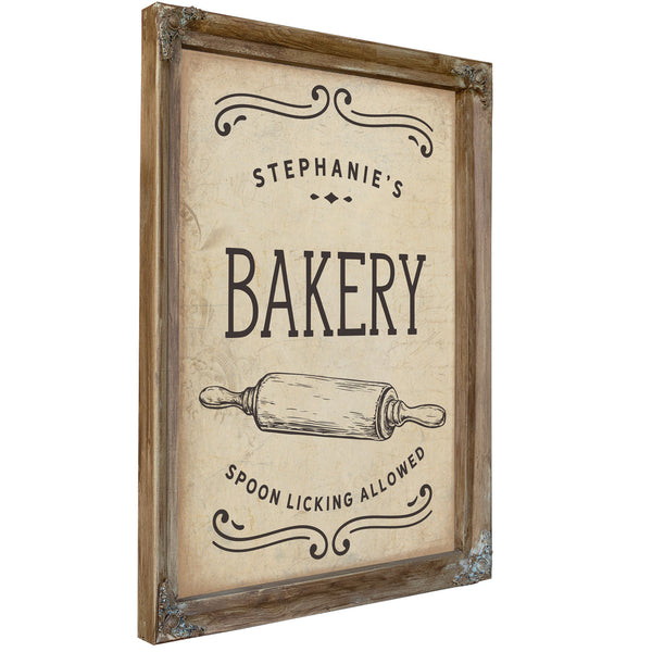 Personalized Bakery Sign, Spoon Licking Allowed, image 7