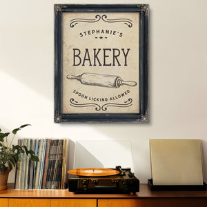 Personalized Bakery Sign, Spoon Licking Allowed, image 10